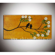 Привлеченные абстрактные Diy Птицы масляной живописи для продажи